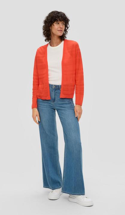 Actual product image S.Oliver Strickjacke Cardigan mit Musterstruktur (40)