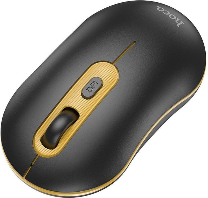 Produktbild Hoco - Wireless Mouse (GM21) - 2.4G, with Adjustable DPI (1000-1600) - Black / Yellow