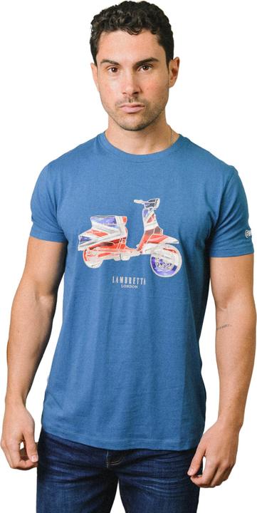 Immagine prodotto Lambretta AW24 Maglietta Grande e Alto Bandiera dello Scooter Uomo (L)