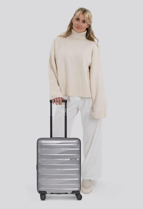 Produktbild Bergpfeil Travel 4-Rollen Kabinentrolley S 55 cm mit Dehnfalte (44 l)