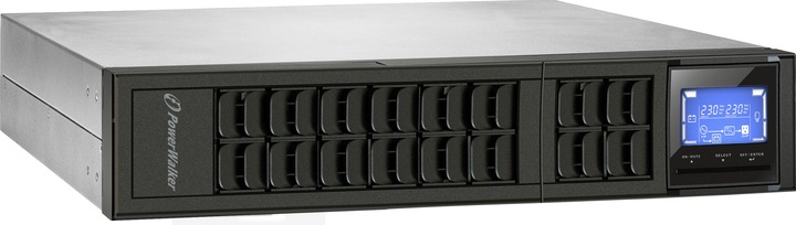 Actual product image Powerwalker VFI 3000 CRM LCD 3000VA / 2400W Online UPS Tower/Rack Dual Converter SNMP Slot (3000 VA, 2400 W, Online double converter UPS)