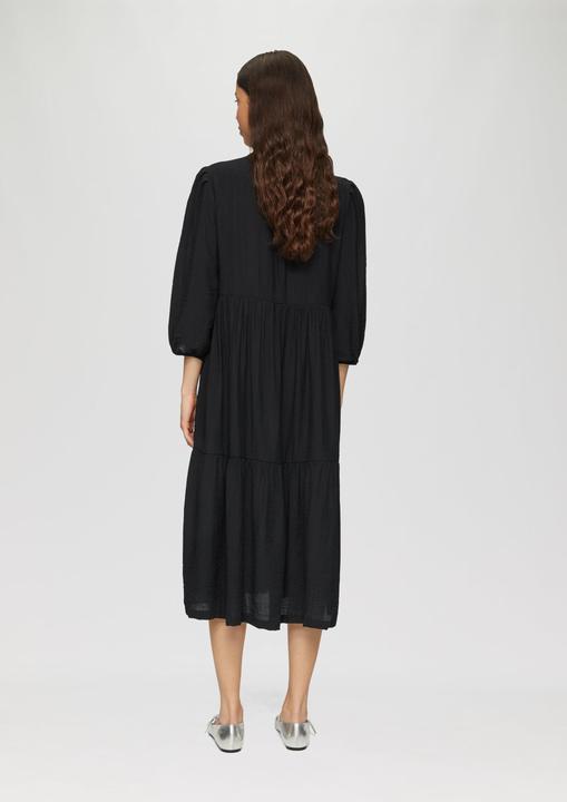 Image du produit s.Oliver Kleid Strukturiertes Midikleid aus Viskosemix (32)