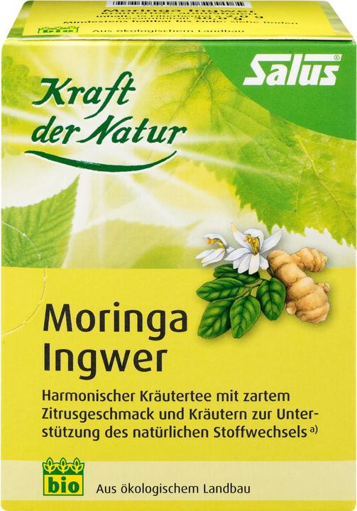 Produktbild Salus Moringa Ingwer Tee Bio (63 g)