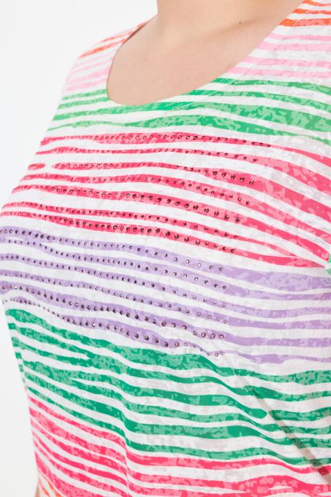 Immagine prodotto Angel of Style Ringelshirt, Komfort Fit, Halbarm (50)