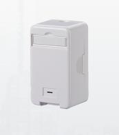 Produktbild Metz Connect Keystone 1x8 AP FM leer 1309140002KEreinweiss Anschlussdose (Keystone Modulhalter)