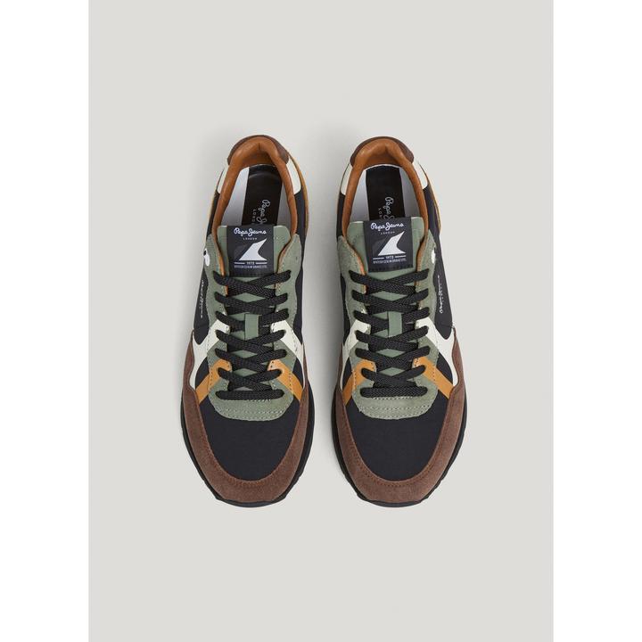 Image du produit Pepe Jeans Herren Sneaker Brit Prints Braun (41)
