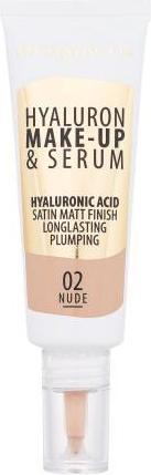Actual product image Dermacol Hyaluronic make-up & serum (02 Nude)