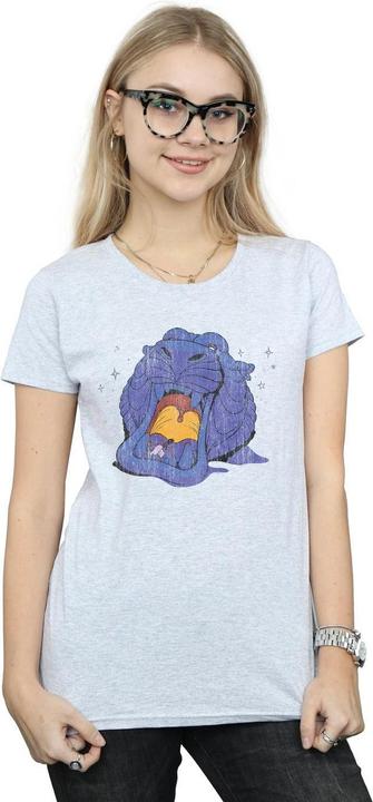 Actual product image Disney Womens/Ladies Aladdin Cave Of Wonders Distressed Cotton T-Shirt (XXL)