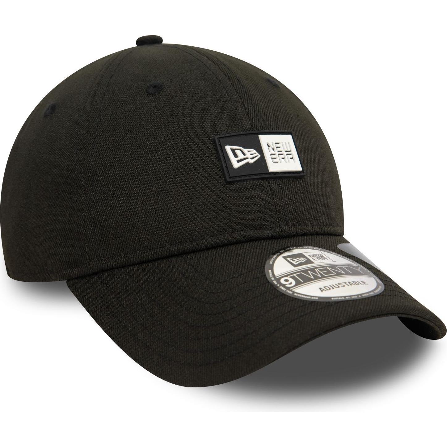 Thumbnail - New Era, Herren, Cap, 9Twenty Strapback Cap - SILICON PATCH schwarz, Schwarz, (One Size)