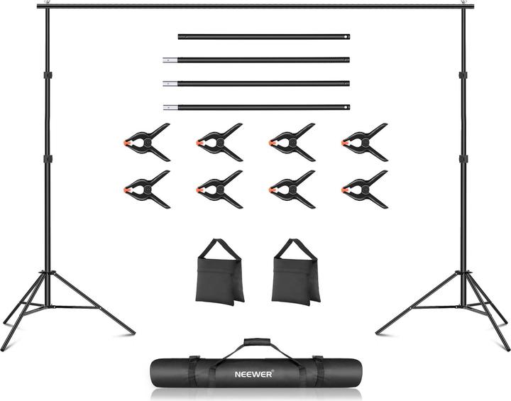 Neewer photo background stand set (300 cm, 210 cm)