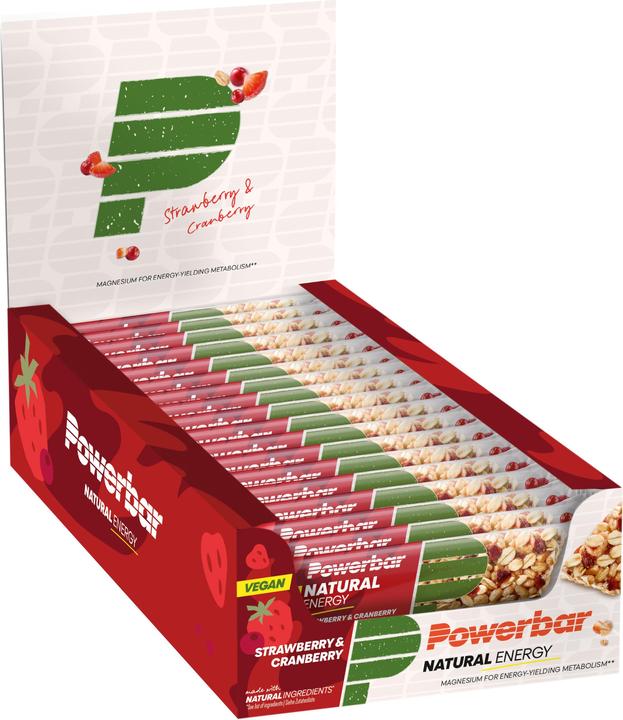 Produktbild Powerbar Natural Energy Cereal (Erdbeere, Preiselbeere, 18 Stk., 720 g)