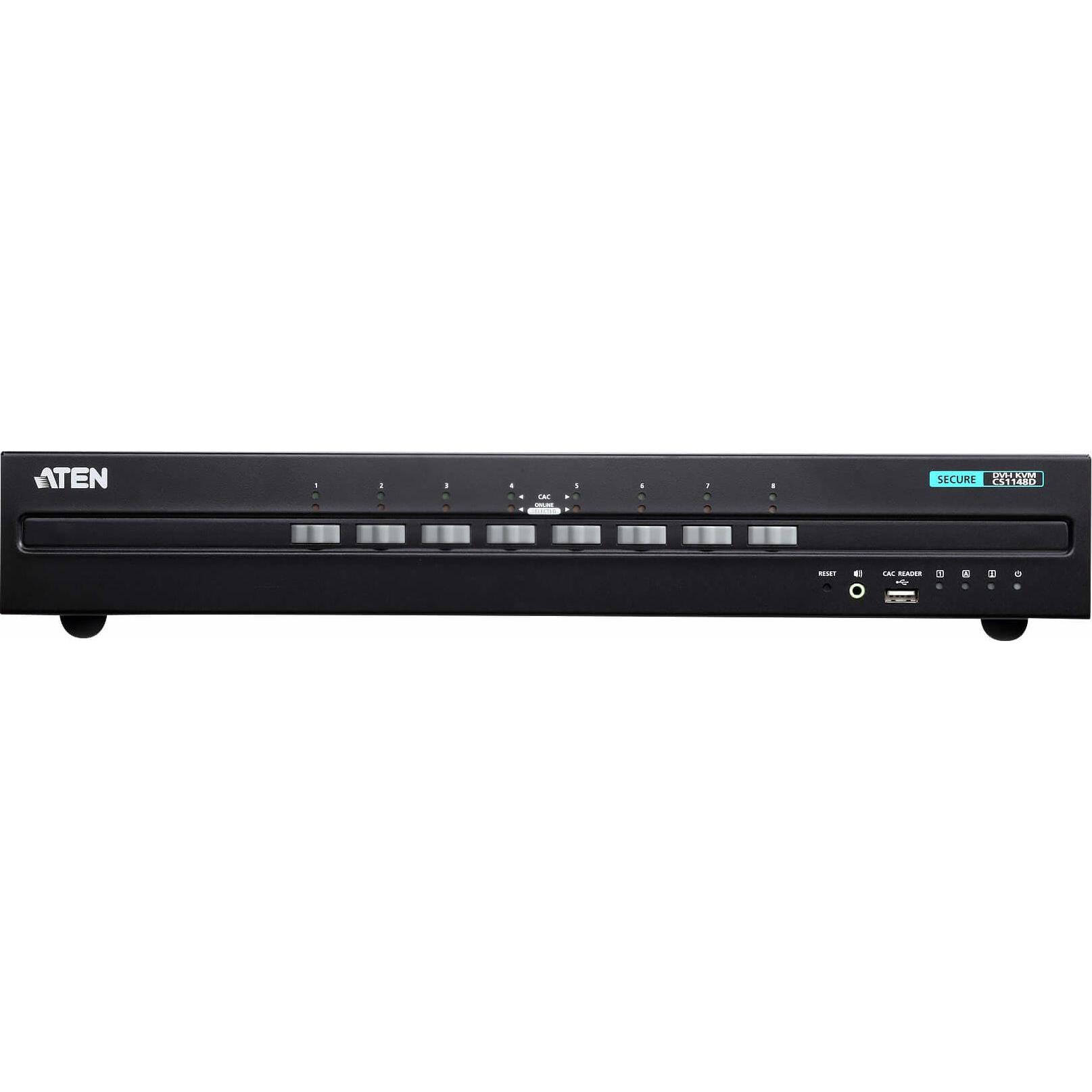 Aten KVM-Switch, DVI, KVM Switch, Schwarz