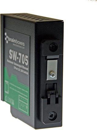 Actual product image Brainboxes Indust. Hardened Ethernet 5p. (5 ports)