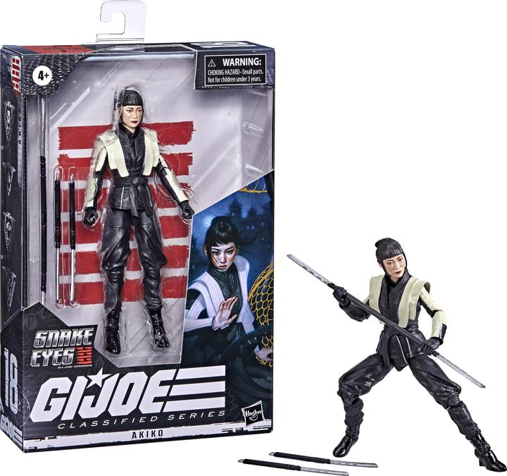 Image du produit Hasbro G.I. Joe Classified Series Snake Eyes : G.I. Joe Origins Akiko Figure 18, Jouet Premium avec spécial