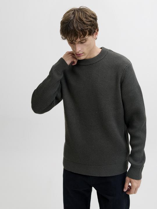Actual product image Jack & Jones RDD Einfarbig Strickpullover Strickpullover (S)