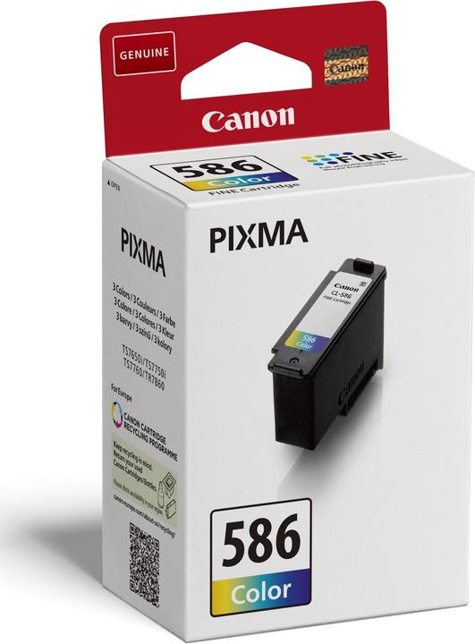 Actual product image Canon Cl-586 (C, M, Y)