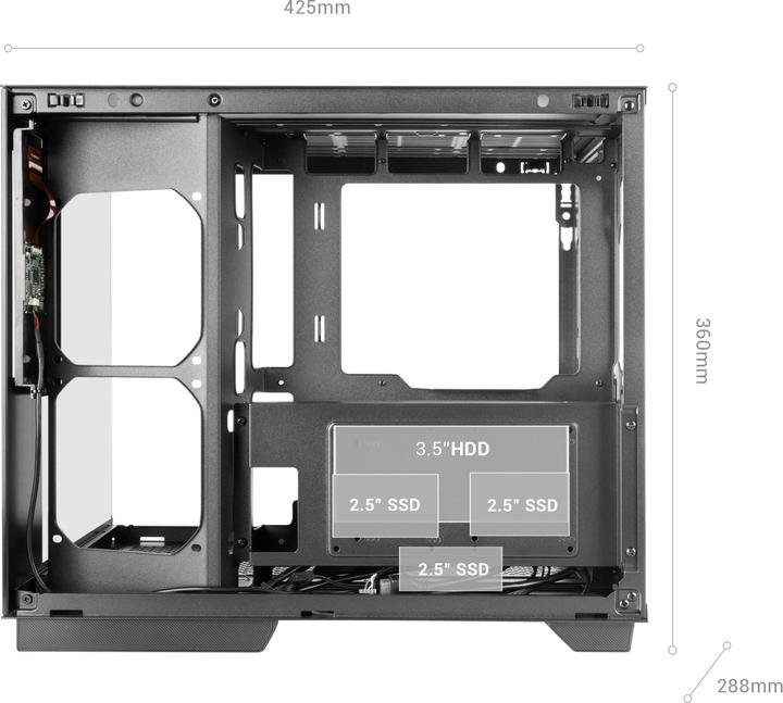 Produktbild Mars Gaming Mcmiragew (ATX, mATX, Mini-ITX)