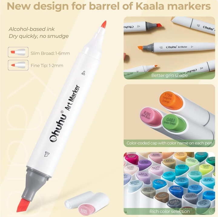 Produktbild Ohuhu Kaala (Mehrfarbig, 60 x)