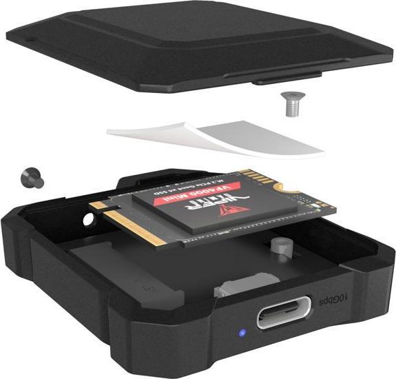 Productafbeelding Icy Box Geh. IcyBox für NVMe M.2 10Gbps USB3.2 GEN2 Type-C (M.2)