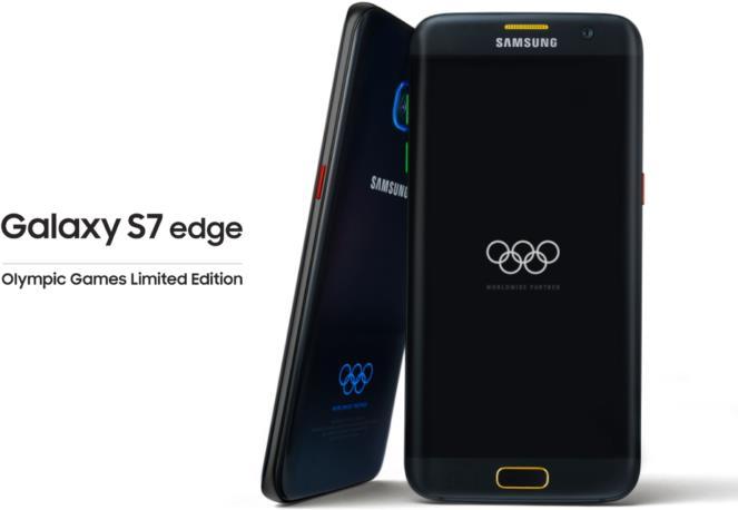 Produktbild Samsung Galaxy S7 Edge Olympic Games Limited Edition (32 GB, Black, Black Onyx, 5.50", 4G)