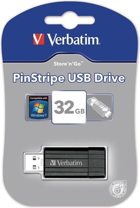 Produktbild Verbatim PinStripe (32 GB, USB-A, USB 2.0)