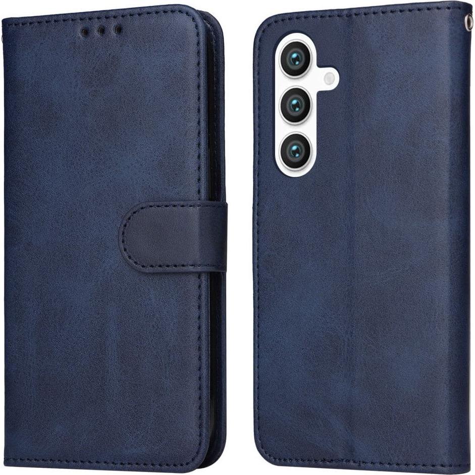 Cover-Discount Galaxy S25+ Plus - Premium Handyhülle Etui (Samsung Galaxy S25+), Smartphone Hülle, Blau