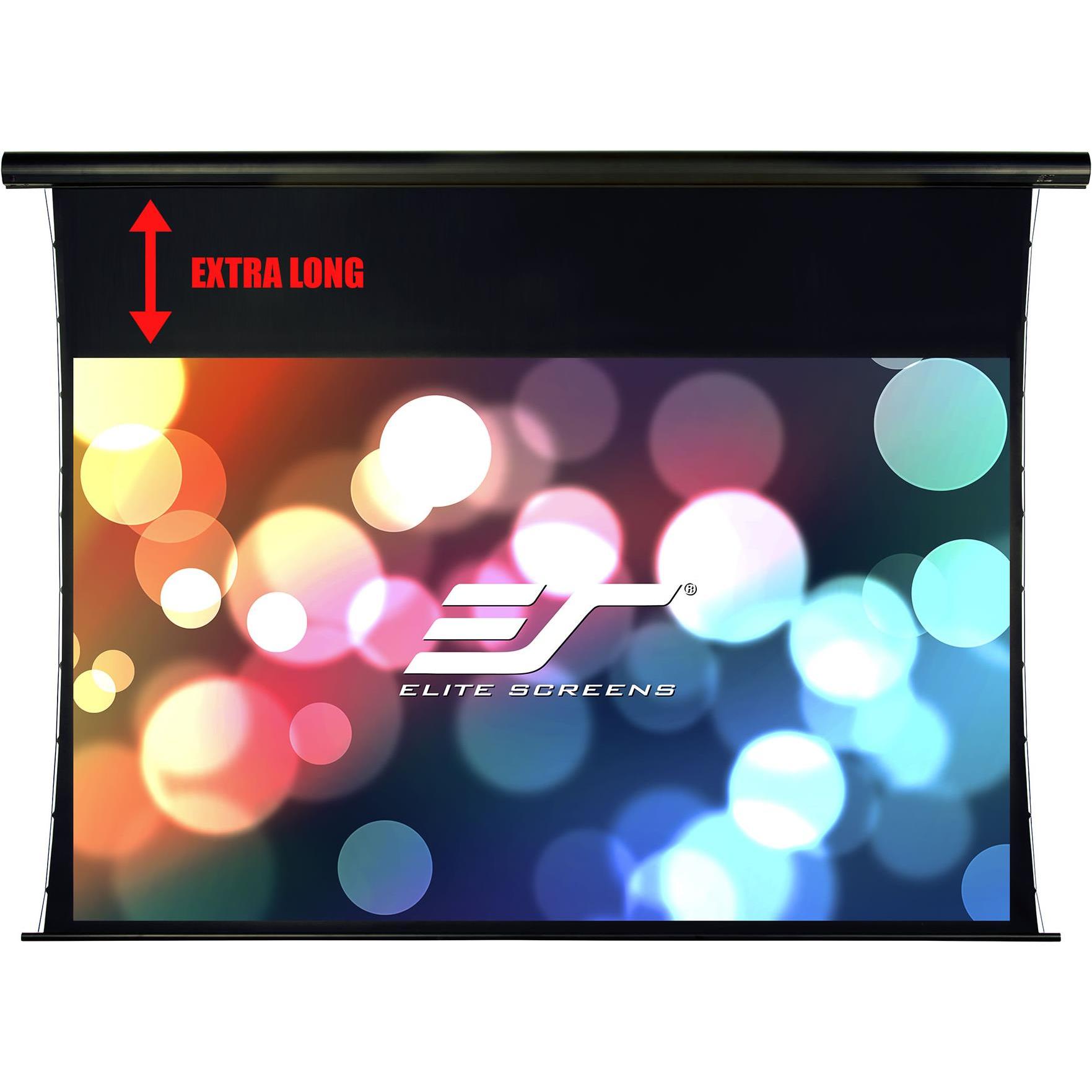 Thumbnail - Elite Screens Saker Tab Tension (150", 16:9), Leinwand, Schwarz