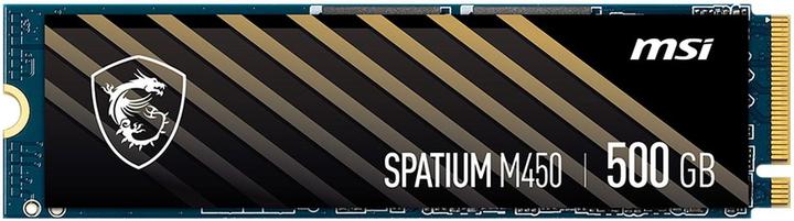 Produktbild MSI SSD SPATIUM M450 PCIE 4.0 NVME M.2 500GB V (500 GB, M.2)