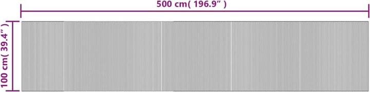 Produktbild vidaXL Teppich (500 x 100 cm)