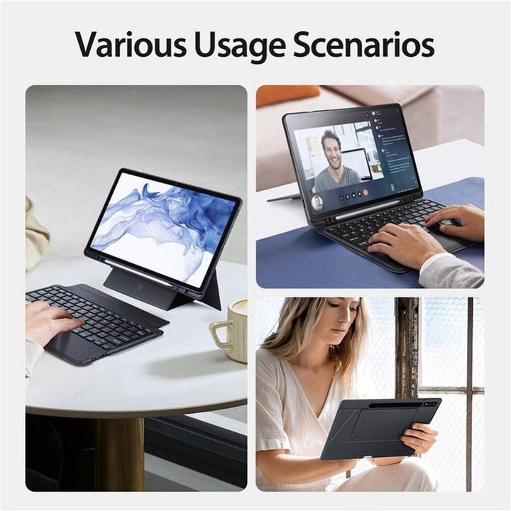 Produktbild Dux Ducis DK Series Keyboard Case (US, Galaxy Tab S8, Galaxy Tab S7)