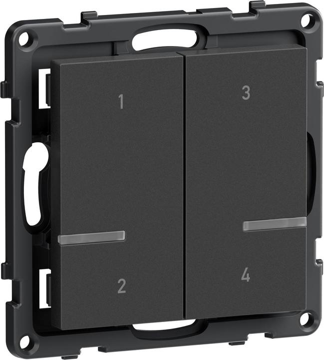 Produktbild Legrand Seano with Netatmo 765935 Szenentaster 4-fach Anthrazit