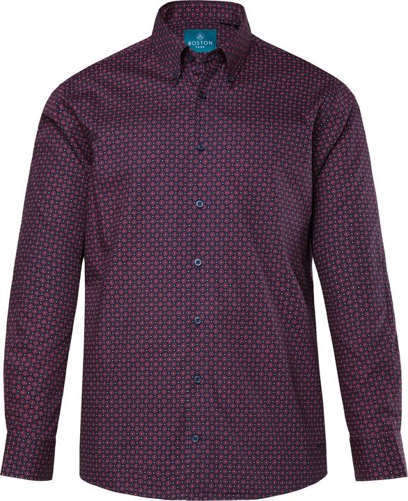 Produktbild Boston Park Hemd, Langarm, Minimalmuster, Buttondown-Kragen, Comfort Fit (6XL)
