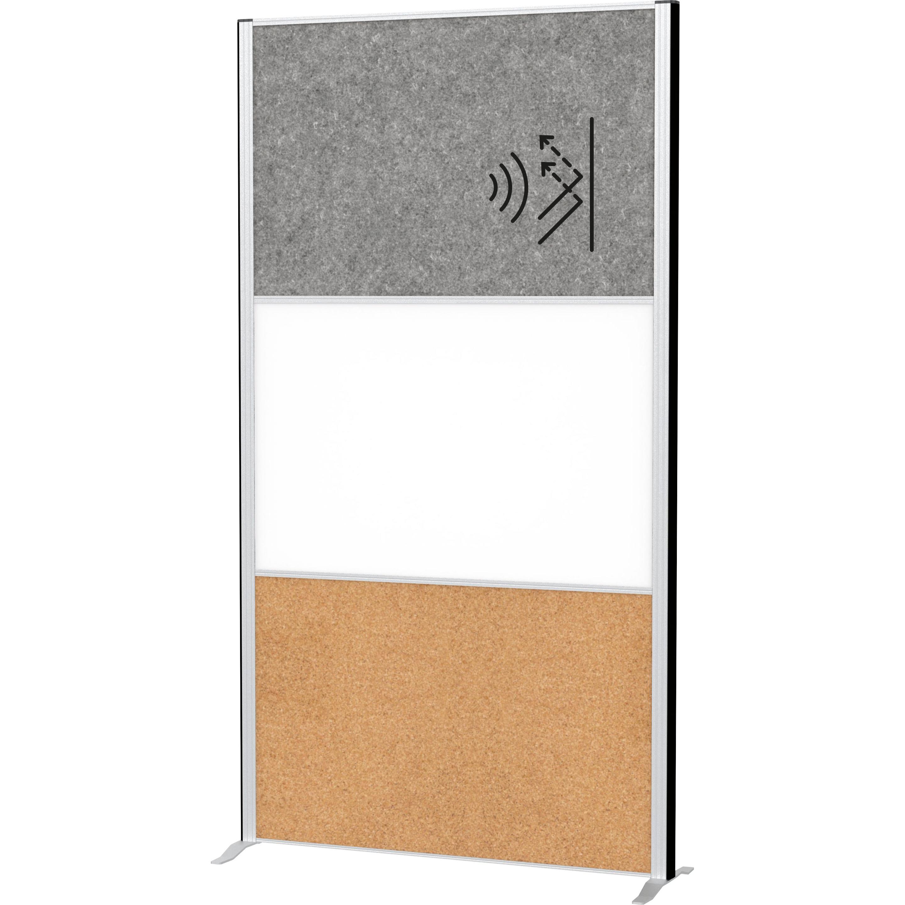 Maul, Trennwand, Stellwandsystem MAULconnecto 9651095 1xAk d.gr 1xWB 1xKork Stand