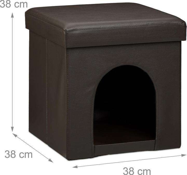Produktbild Relaxdays Hundebox Sitzhocker