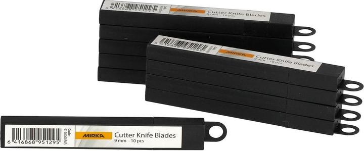 Produktbild Mirka Zubehör 9190000303 Klingen für Schneidmesser, 9 mm, 10 x 10 Stück/Packung (Ersatzklinge)