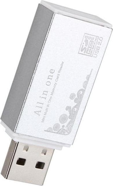 Immagine prodotto JTI Lettore di schede di memoria USB compatto | 4 in 1 (USB)