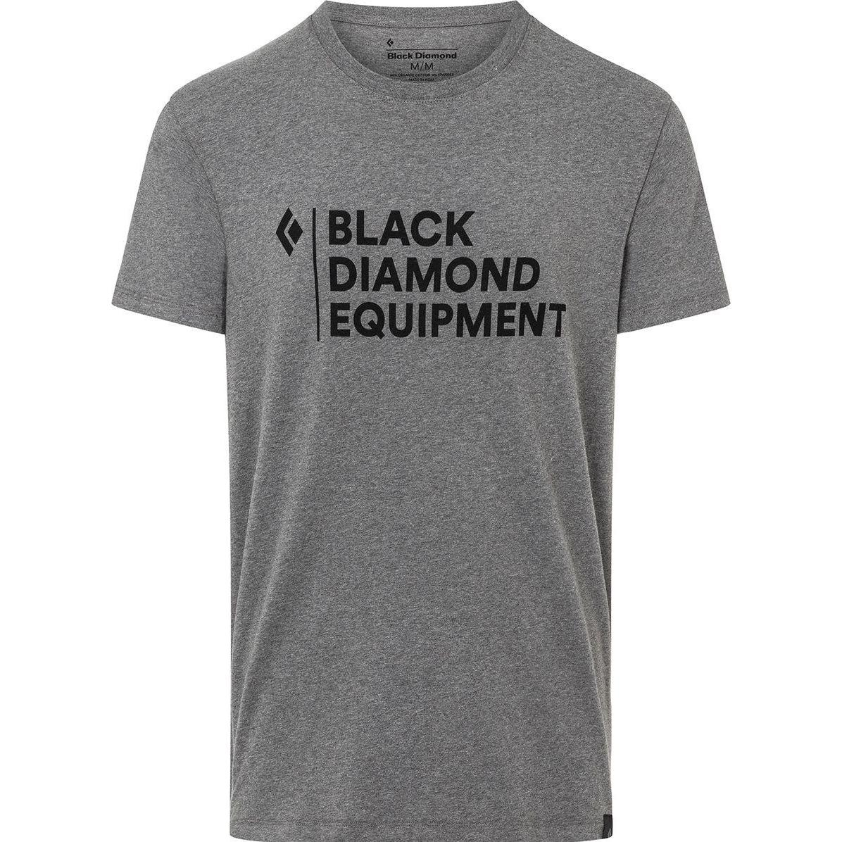 Thumbnail - Black Diamond, Herren, Shirt, Stacked Logo T-Shirt, Grau, (S, XL)