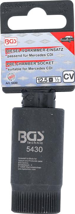 Actual product image BGS Pre-Chamber Socket for Mercedes-Benz CDI