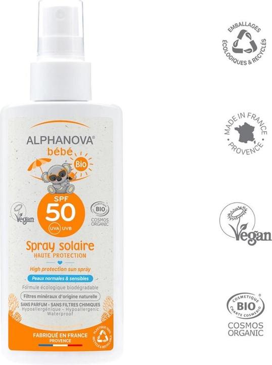Actual product image Alphanova Bb (Suntan lotion, SPF 50+, 258.72 ml)