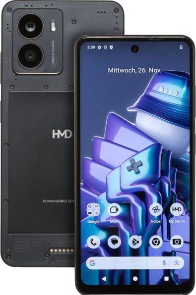 Actual product image HMD Fusion X1 (128 GB, Black, 6.56", eSIM, 5G)