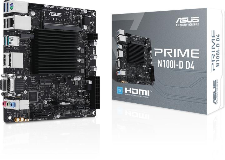 Produktbild ASUS Prime N100I-D D4 (NA (integrated CPU), Mini-ITX)