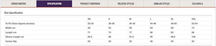 Actual product image BonChef hygiene coat (XL)