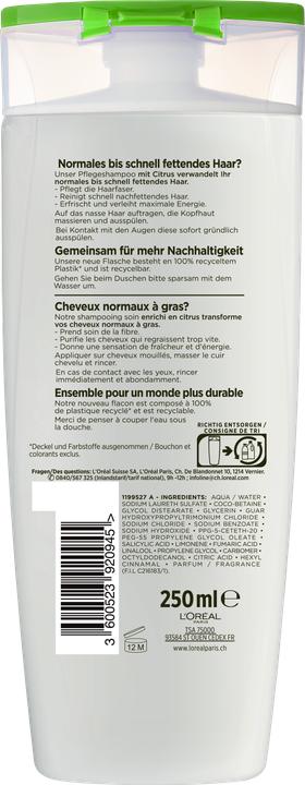 Immagine prodotto L'Oréal Paris Elseve Citrus Cr (Shampoo liquido, 250 ml)