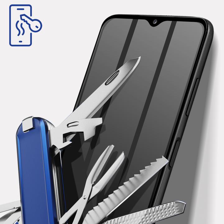 Actual product image 3MK Hardglass Max Lite screen protector (1 Piece, Samsung Galaxy A02s)