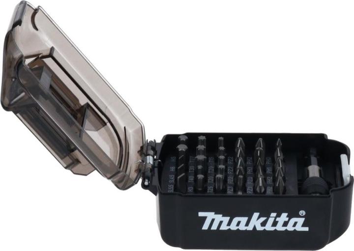 Produktbild Makita Bit-Set (PH0, PH, PH1, PH2, PH3, PZ0, PZ1, PZ2, PZ3, T10, T15, T20, T25, T27, T30, T40, H3, H4, H5, H6, SL 1.2 x 6.5, SL 0.8 x 5.5, SL 0.6 x 4.5)