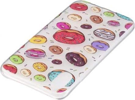 Actual product image Ueli Express iPhone XS / X Super Slim Rubber Case TPU Small Donuts (Apple iPhone XS, Apple iPhone X)