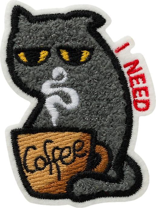 Image du produit Mono Quick I need coffee Katze (1 pcs, 6 x 4.30 cm)