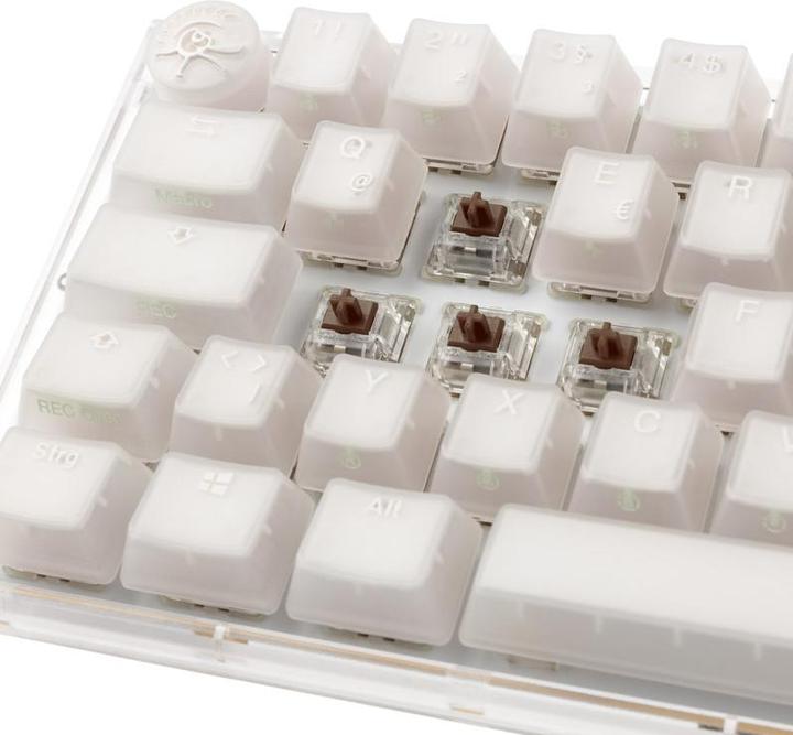 Produktbild Ducky One 3 Aura White SF Gaming Tastatur, RGB LED - MX-Brown (DE, Kabelgebunden)
