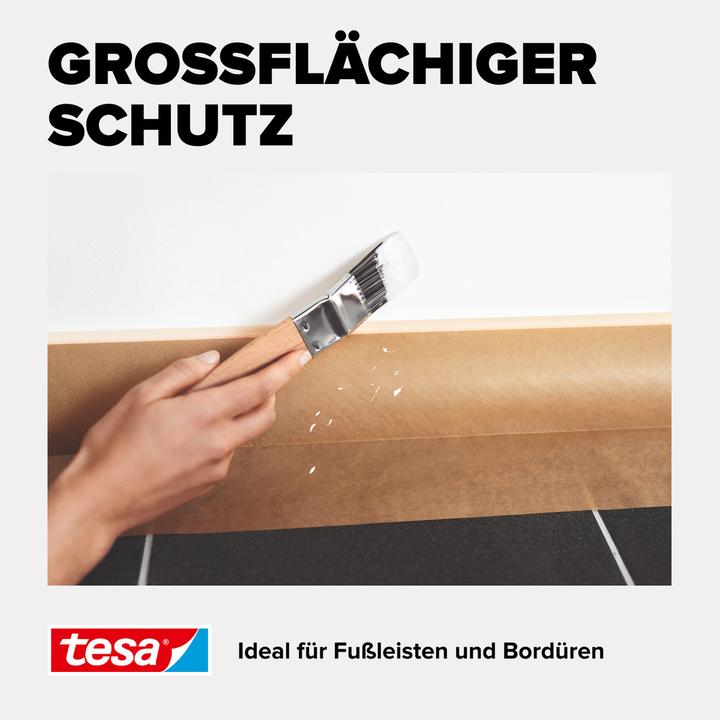 Produktbild tesa EASY COVER Malerfolie UNIVERSAL, aus Papier, Refill Nachfüllrolle