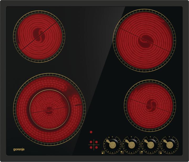 Actual product image Gorenje Glass ceramic hob, EC642CLB (59.50 cm, Glass ceramic hob)